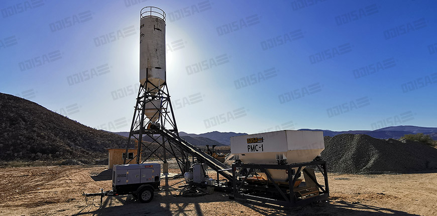 DRY BATCH STATIONARY CONCRETE PLANT - MODEL 5000