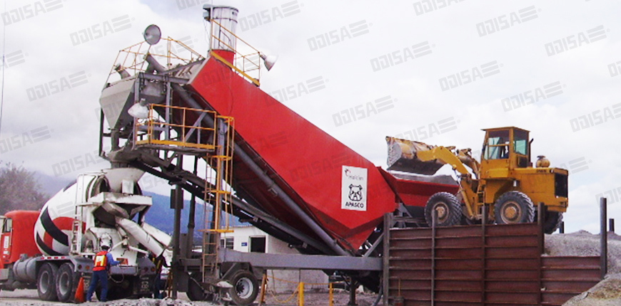 ODISA MOBILE CONCRETE PLANT - MODEL 6LP
